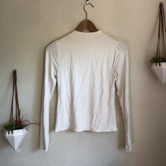 Good American white long sleeve tee shirt - Picture 7 of 8